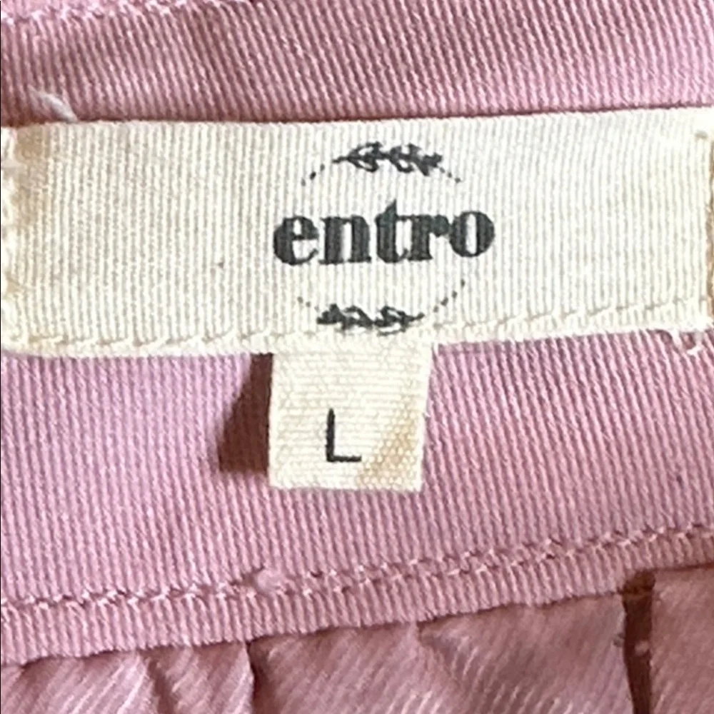 NWOT Women’s Entro Blush Lace Scallop Trim Pencil Skirt Size Large